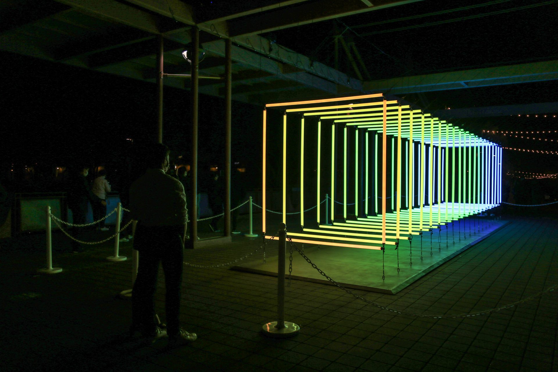 Spectrum, Installation Lumière d'Olivier Ratsi au Canal Convergence Festival, USA.