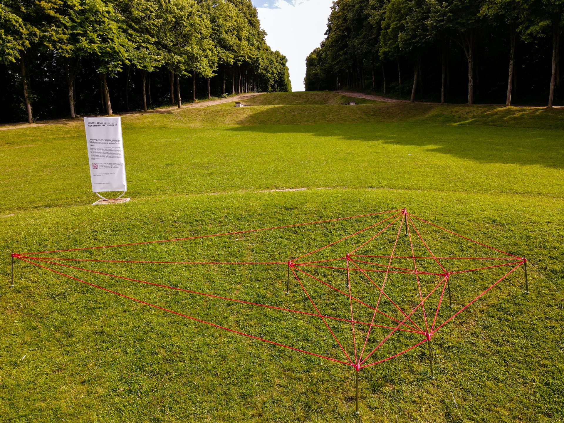 Installation artistique Distances de Stéphane Bissières